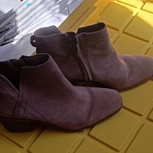 Zodiac Brown Suede Ankle Booties